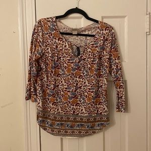 Lucky Brand floral shirt
